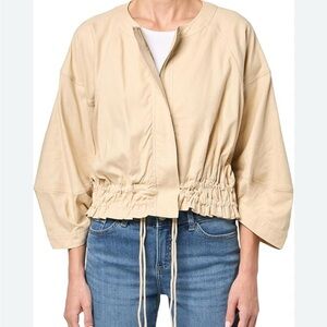 Trina Turk Cream Lightweight Shacket